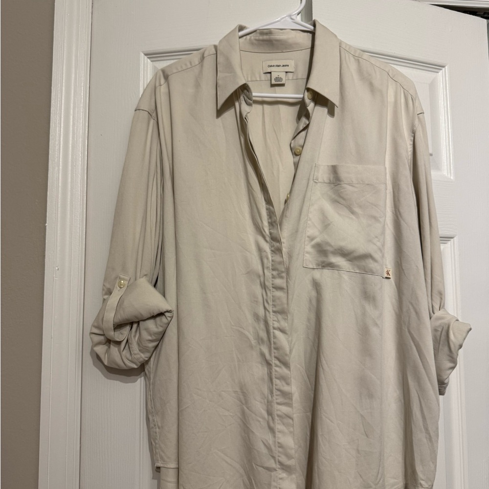 Calvin Klein Jeans Beige Shirt